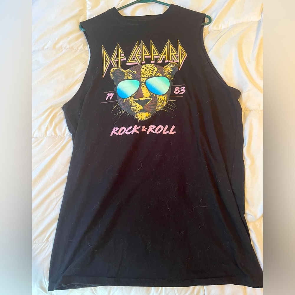 Def Leppard muscle shirt dress